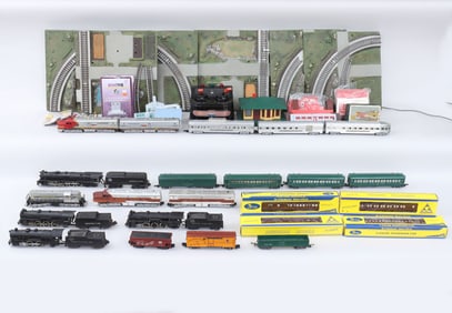 Large Group of Assorted American Flyer Engines and Accessories