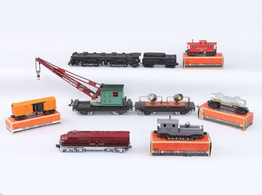Group of (9) Lionel Trains