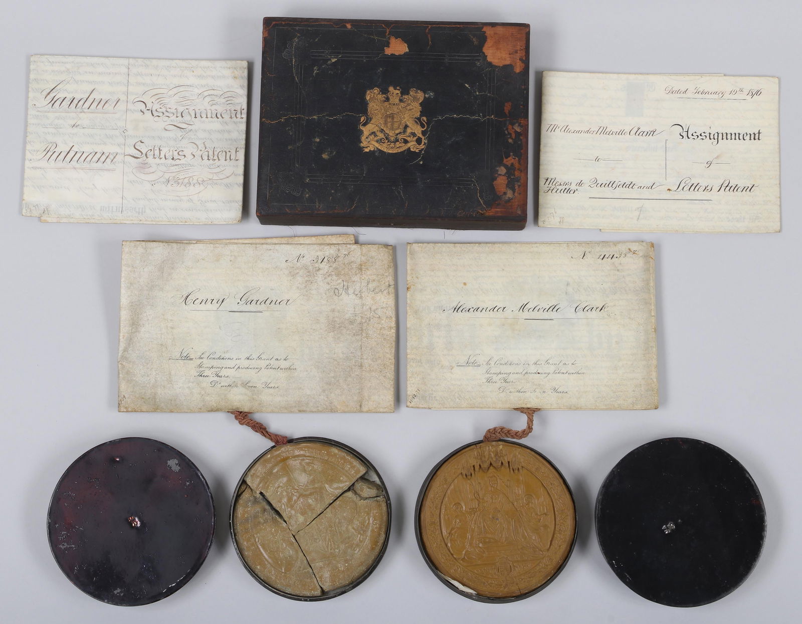 Group of (2) Charles DeQuillfeldt Patents