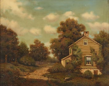 Henry Pember Smith (American 1854-1907), New England Homestead
