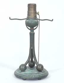 Tiffany-Style Patinated Bronze Lamp Base