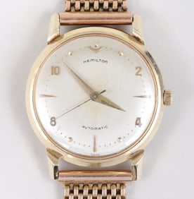 Hamilton 14k Gold Self-Winding Wristwatch