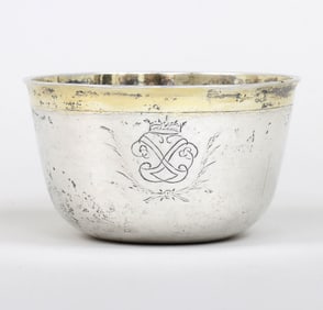 17th Century Swedish Silver Tumbler Cup Stockholm, 1698