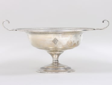 Large American Sterling Silver Footed Bowl International Silver Co., Meriden, CT