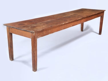 Large 19th Century Country Farm Table