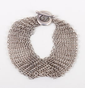 Elsa Peretti for Tiffany & Co. Sterling Silver Mesh Bracelet