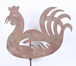 18th/19th Century Rooster Weathervane, Dutchess County, New York