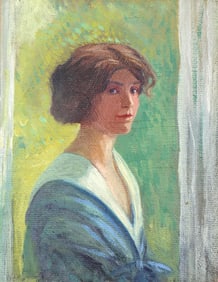 Whitney Myron Hubbard (American, Long Island, 1875-1965), Portrait of a Woman, oil on canvas
