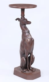 Bronze Hound-Form Stand