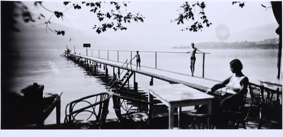 Jacques-Henri Lartigue (French 1894-1986), "Dani, Renee, and Jacques, Aix-les-Bains", 1930, printed