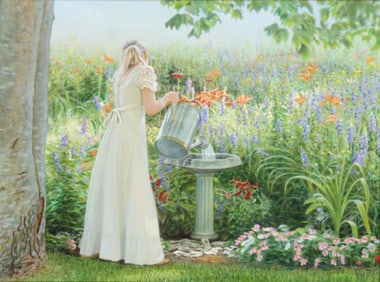 Peter Quidley (American 1945-2023), "Nature's Palette", oil on panel