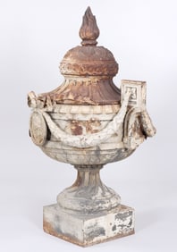 Architectural Cast Iron Urn Ornament