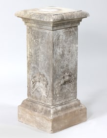 Carved Marble Pedestal