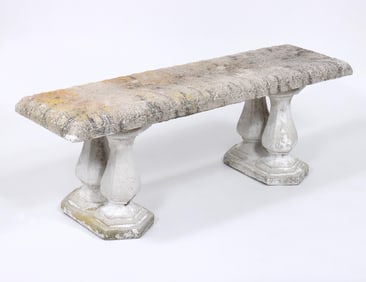 Cast Stone Bench