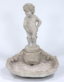 Cast Stone "Manneken Pis" Fountain