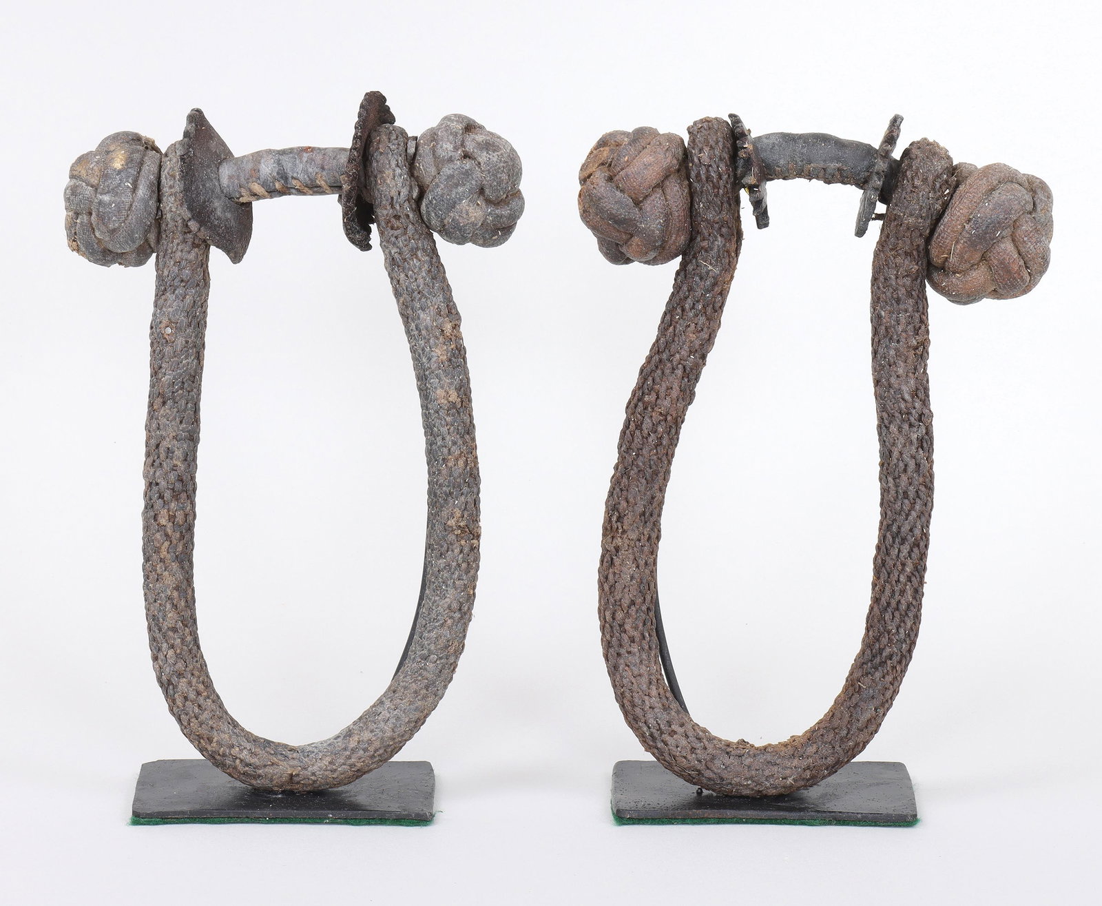 Pair of Painted Ropework Beckets (1 of 6)