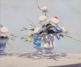 André Gisson (French/American 1921-2003), Floral Still Life, oil on canvas