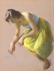 Ivan Gregorewitch Olinsky (Ukrainian/American 1878-1962), Woman, pastel on paper