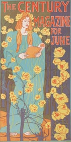 Louis John Rhead (American 1857-1926), "The Century Magazine for June", 1896, color lithograph