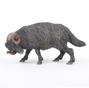 Austrian Cold-Painted Bronze Ram
