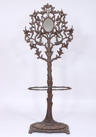 Victorian Cast Iron Hall Tree