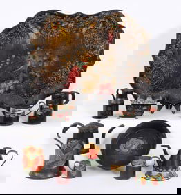 Group of (10) Toleware