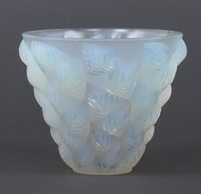 Lalique "Mosaic" Opalescent Glass Vase