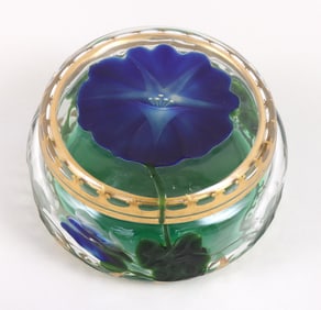 Attributed to Daum Nancy Covered Glass Box