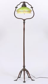Tiffany Studios "Split Harp" Floor Lamp, circa 1910