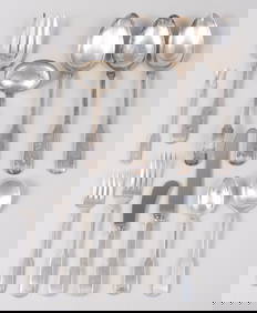 American Sterling Silver Assembled Flatware Service for Thirteen (1 of 10)