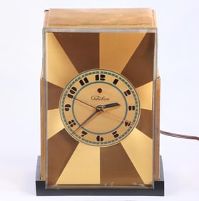 Paul Frankl for Telechron "Modernique" Model 431 Art Deco Clock