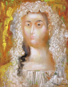 Byron Browne (American 1907-1961), "The Bride", 1960, oil on canvas