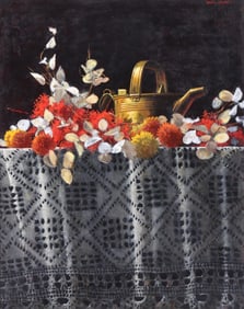 Daniel E. Greene (American b. 1934), Still Life, oil on canvas