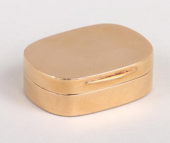 George III gold vinaigrette.