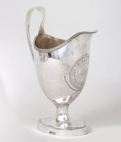 Federal creamer, Abraham Haines, New York City, circa 1800.