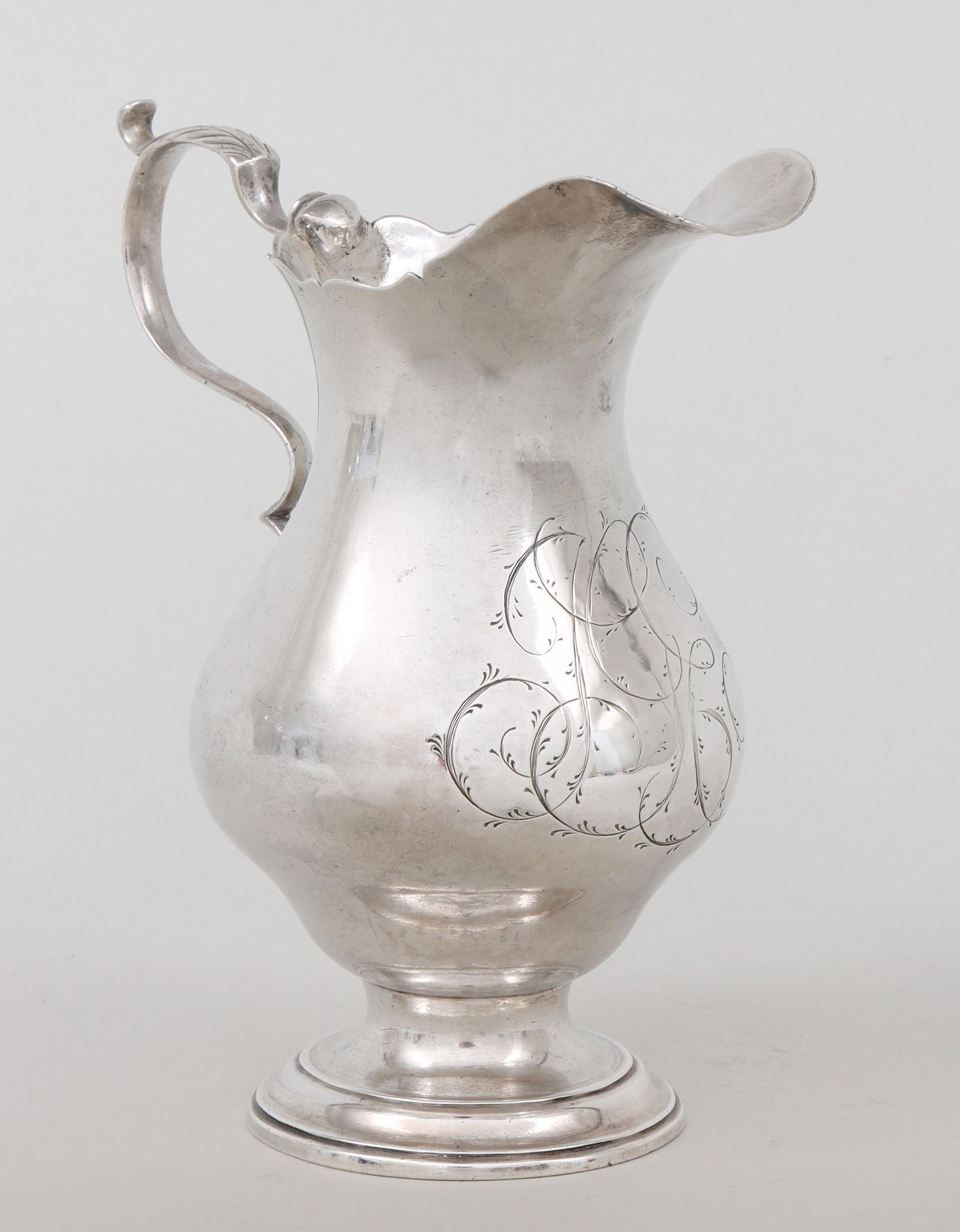 18th century cream jug, Edmund Milne, Philadelphia, circa 1765. (1 of 7)