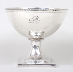 Waste bowl by John David, Jr., Philadelphia, circa 1795.