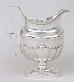 A Pennsylvania cream pot, William Mannerback, Reading, PA, circa 1815.