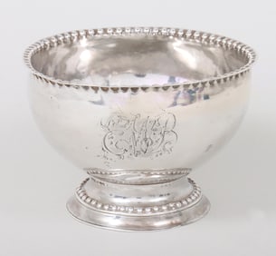 Tea service bowl, John Ewing, Lancaster, PA, circa 1785.