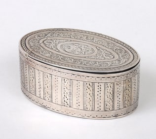 An historically significant English snuff box owned by Col. David Cobb, aide de camp to George