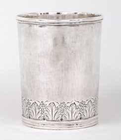 Baltimore julep cup, Samuel Kirk, circa 1810.