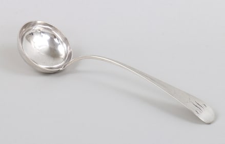 Baltimore punch ladle, Thomas Warner, circa 1805.