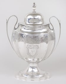 A Maryland covered sugar bowl, Littleton Holland, Baltimore, circa 1805.