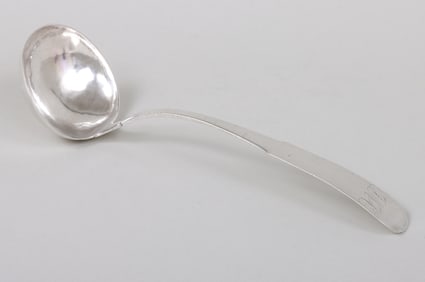 Early 19th century punch ladle, Andrew Osthoff, Baltimore & Pittsburgh, circa 1815.