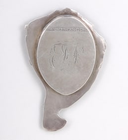 Unusual cowrie shell box lid, Wm. Ball, Baltimore or Philadelphia, second half 18th century.