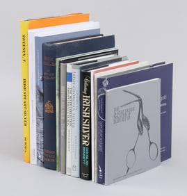 Group of (15) books and catalogs on Irish silver.