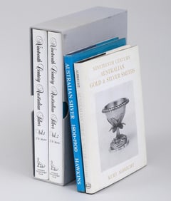 Group of (3) books on 19th century Australian silver.
