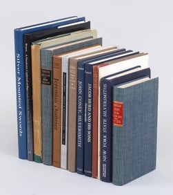 Group of (14) books and catalogs on early New England and American silver.