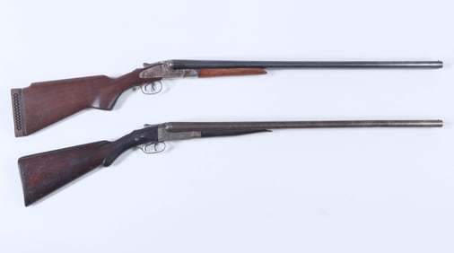 Group of (2) Double Barrel Shotguns