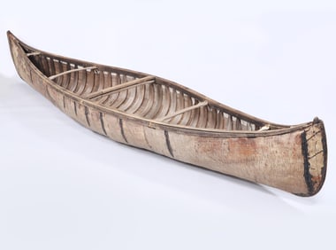 Native American Birch Bark Canoe, early 20th century